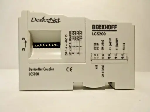 BECKHOFF LC5200 DeviceNet "Low Cost" Bus Coupler-SKU 000 172C